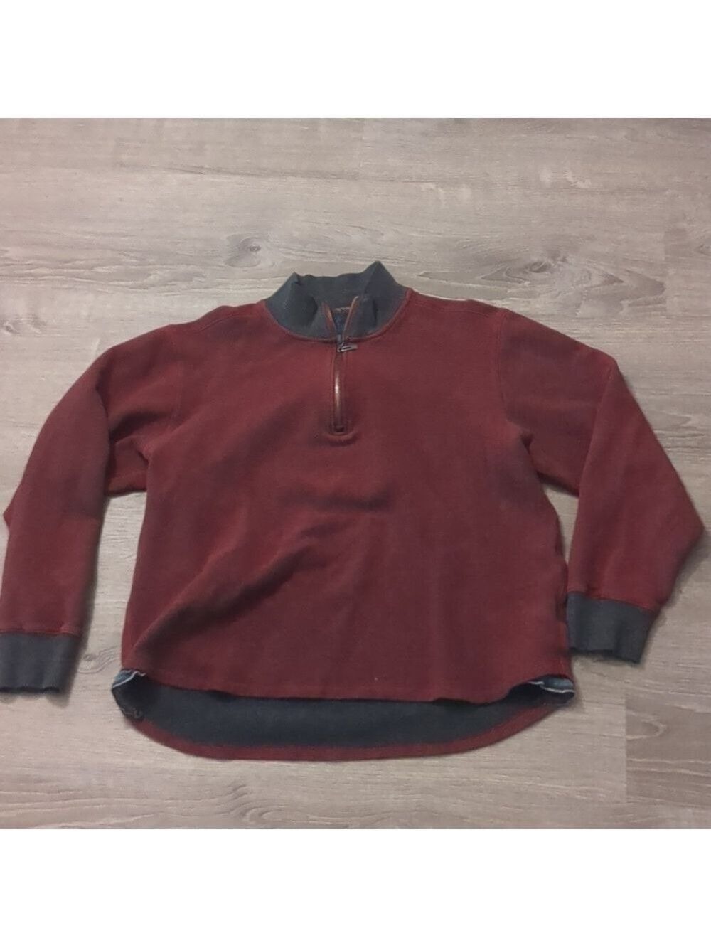 Robert Graham pullover 1/4 zip sweater size XL